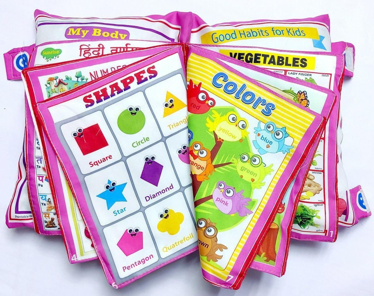 Kids' Educational Fabric Learning Pillow