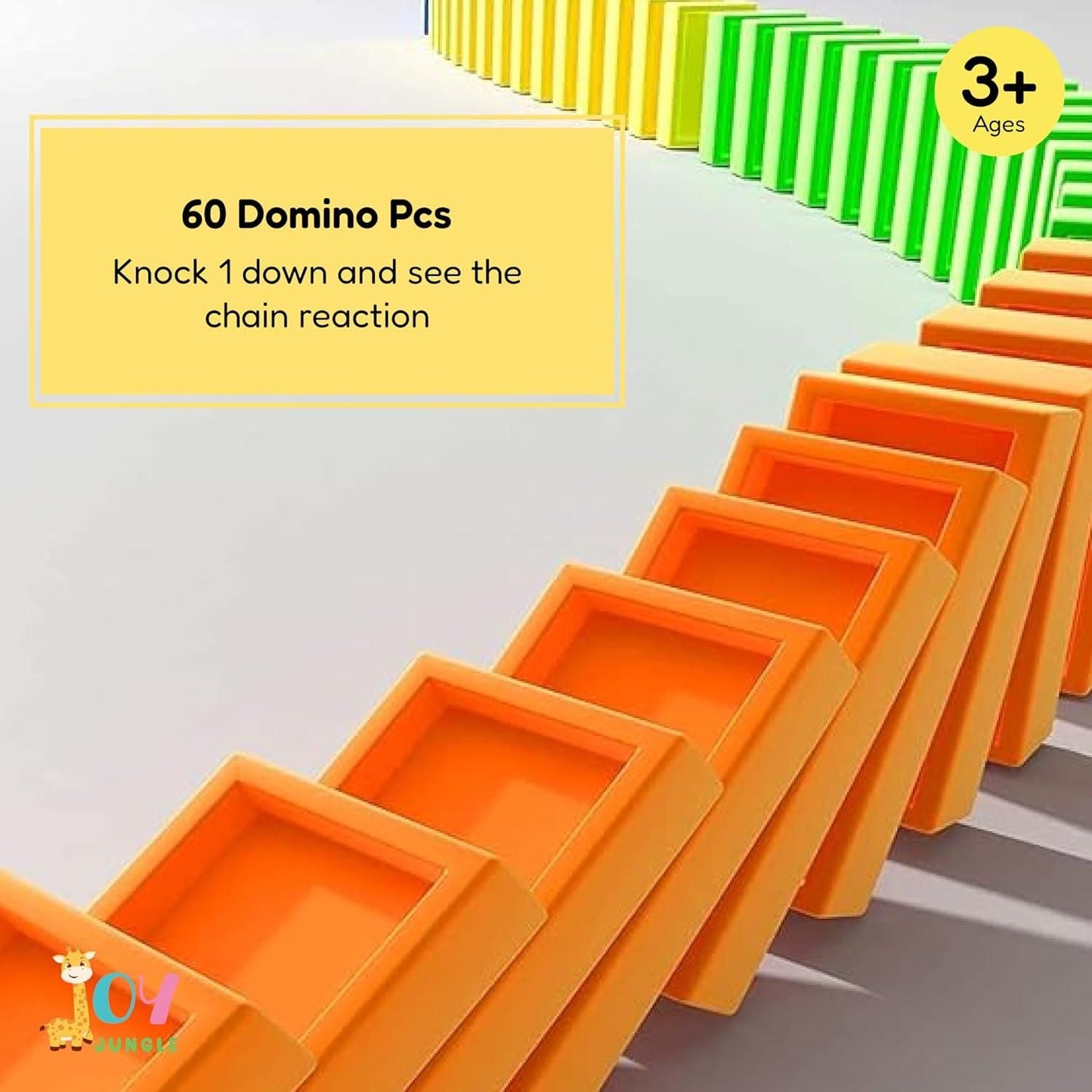 Domino Laying Toy Train Set