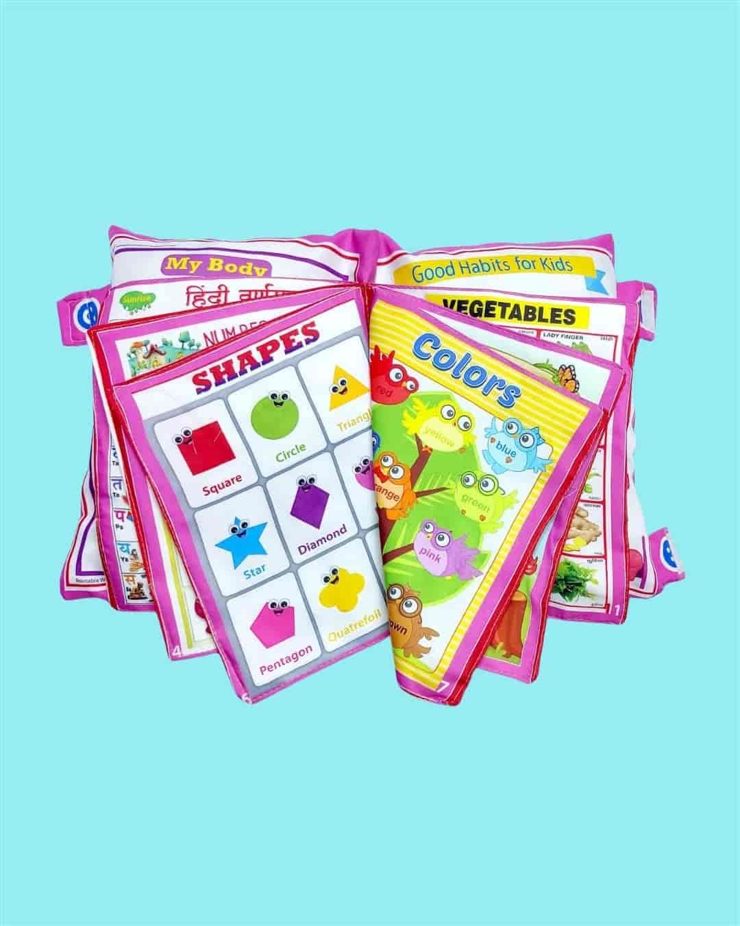 Kids' Educational Fabric Learning Pillow