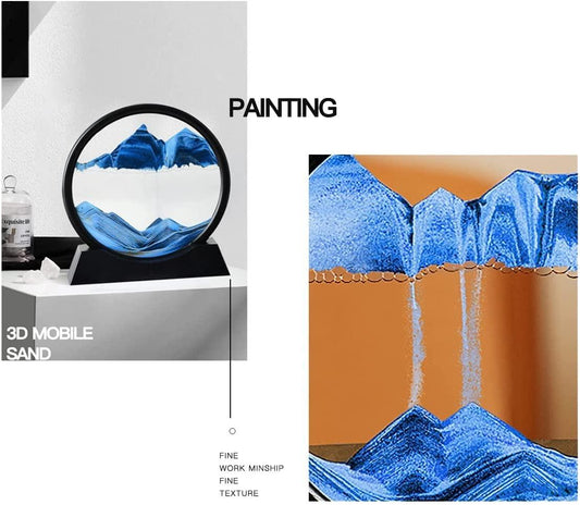 Relaxing 3D Moving Sand Art (Gifting & WFH Item)