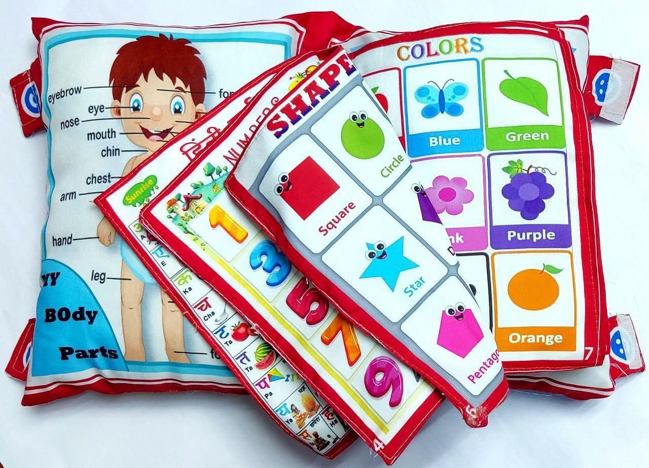 Kids' Educational Fabric Learning Pillow