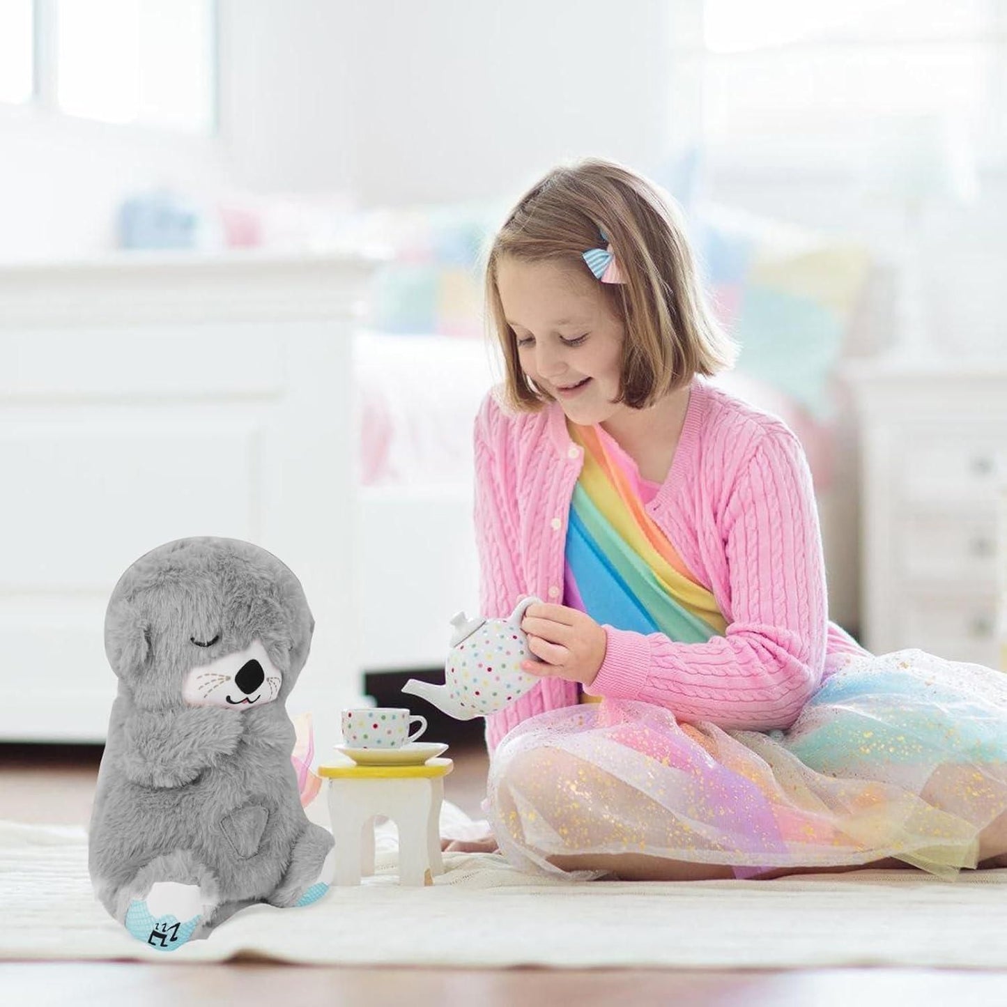 Breathing Teddy Bear with Music