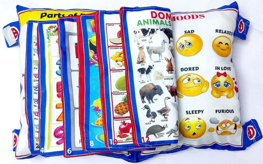 Kids' Educational Fabric Learning Pillow