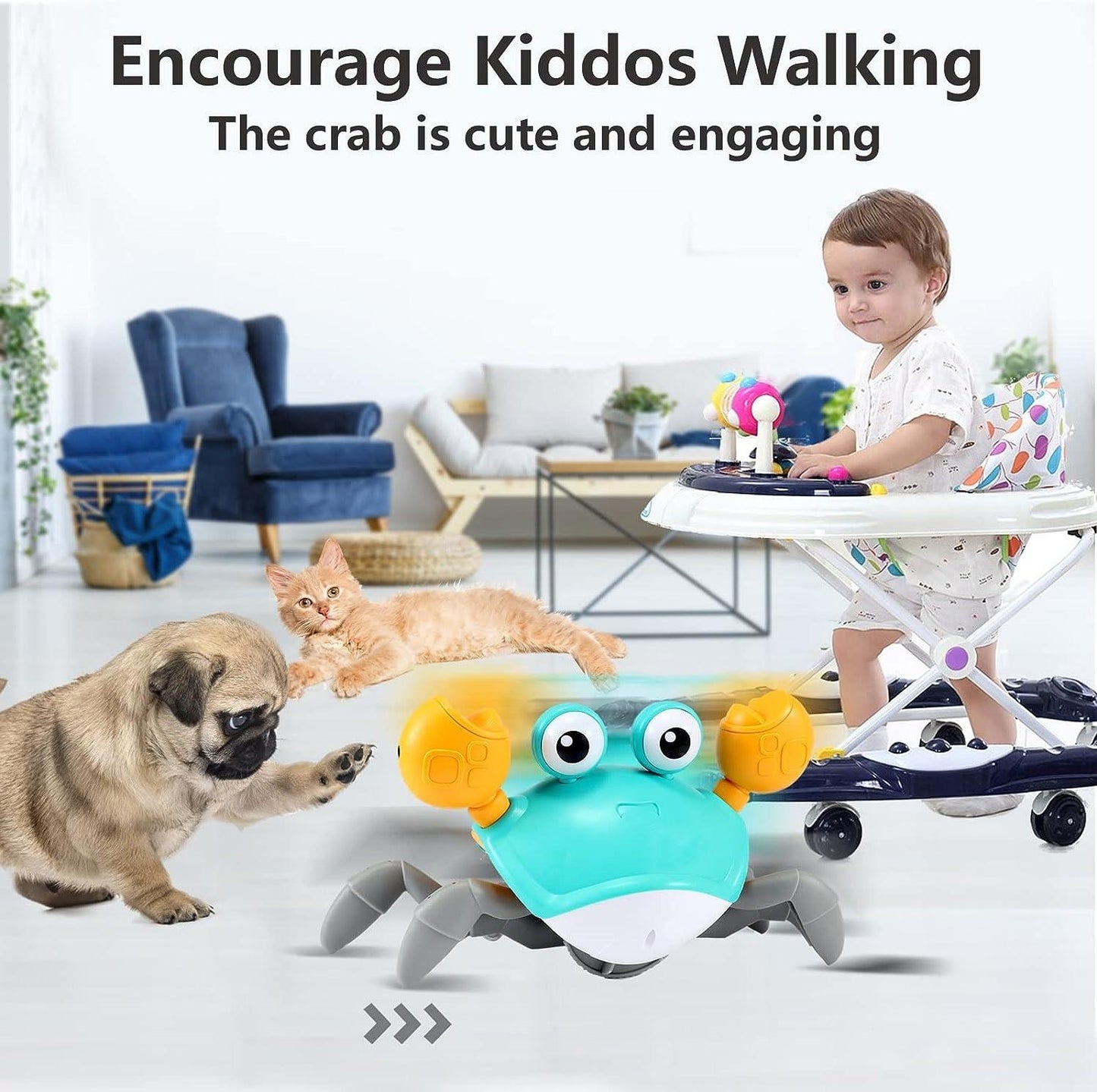 Dancing Crawling Crab Baby Toy