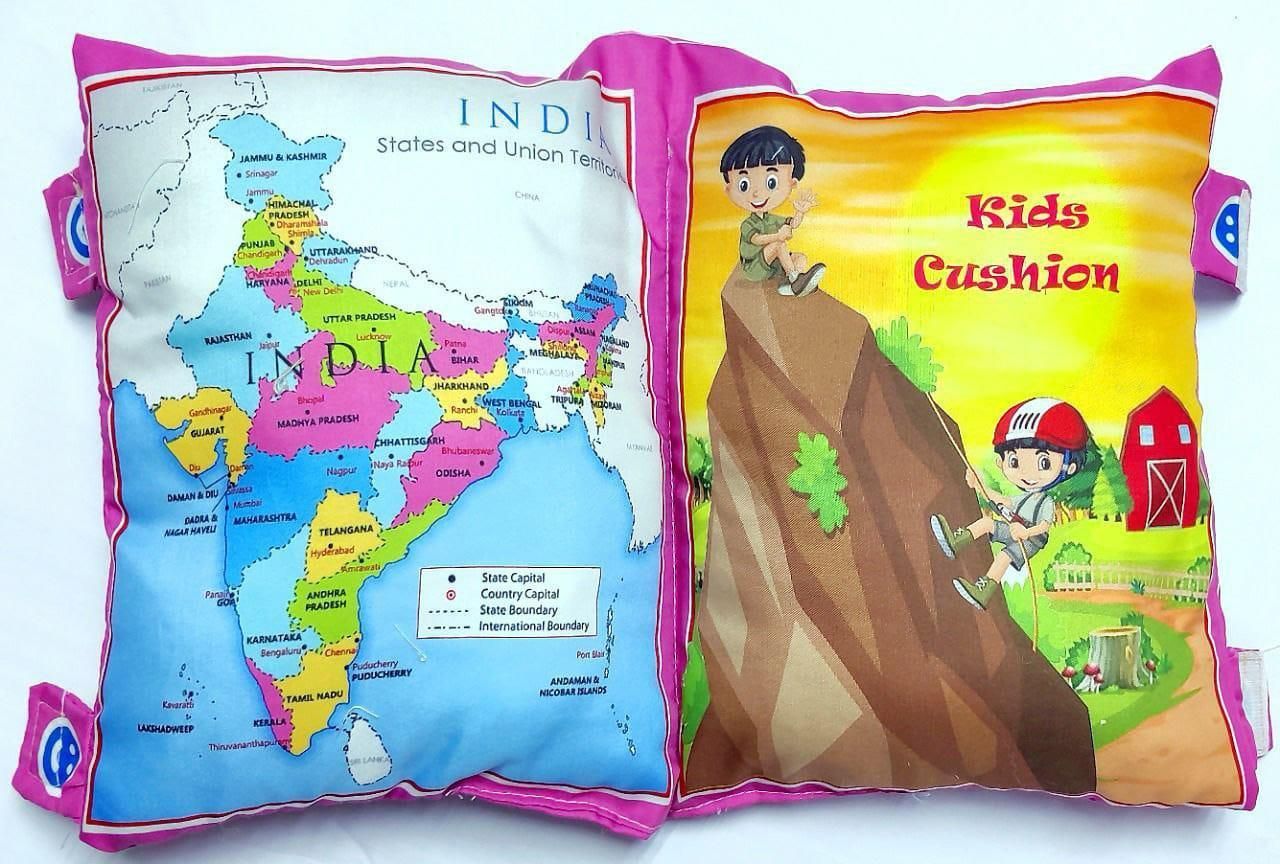 Kids' Educational Fabric Learning Pillow