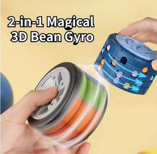 3D Rotating Magic Bean Puzzle