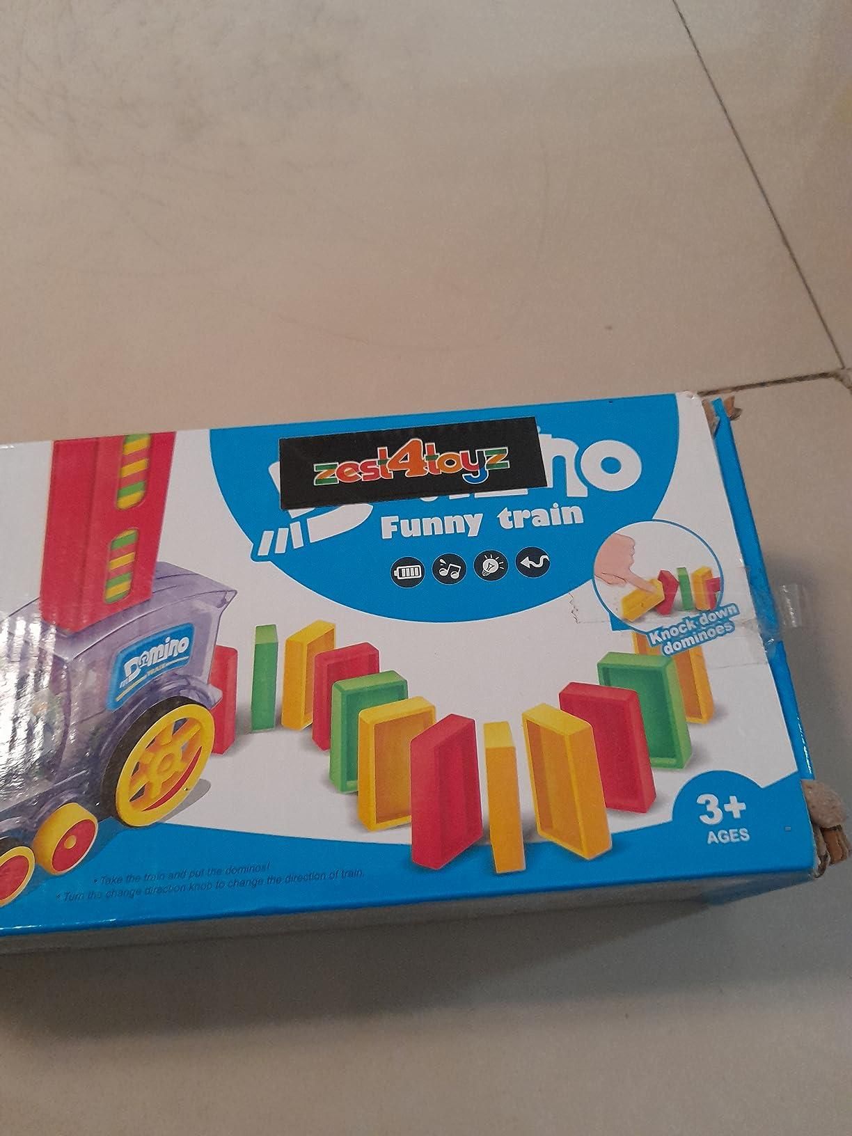 Domino Laying Toy Train Set